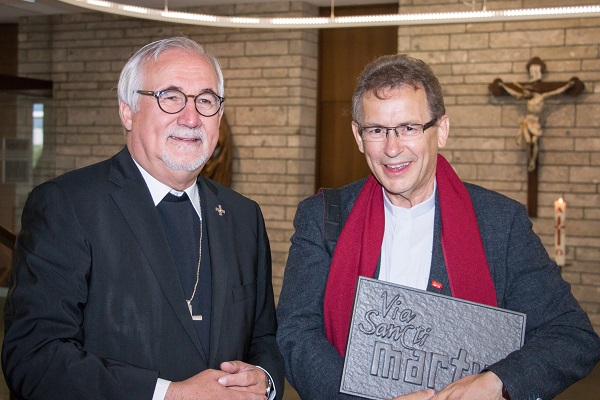 Bischof Fürst mit Generalvikar Korpitsch